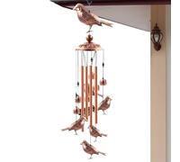 xowwyue Bird Wind Chimes, Mobile Wind Chime with S Hook, Music Catcher for Home Room Garden Patio Backyard Porch, Outdoor Decorations