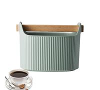 xowwyue Espresso Grounds Knock Box,Espresso Dump Bin Removable Espresso Bucket - 1300ml Non-Slip Knock Box, Coffee Ground Dump Bin, Espresso Machine Accessories