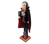 xowwyue Halloween Nutcrackers Figures | Vampires Skeleton Table Centerpiece,Wooden Halloween Skull Nutcracker | for Shelf Fireplace Party Cabinet Tabletop Window Table Counter