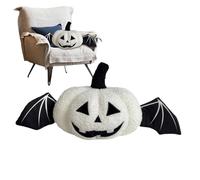 xowwyue Halloween Pumpkin Shaped Throw Pillow | Halloween Shape Pillow Spooky Pumpkin - Plush Seasonal Holiday Couch Sofa Bed Cushion Decoration for Car Bedroom Living Room Desk Dining Room