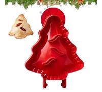 xowwyue Hand Pie Molds for Baking - Christmas Tree Shaped Nonstick Maker - Pie Press Mold | for Party Kitchen Cooking Home Bakers Holiday Lunchbox Preparation Family