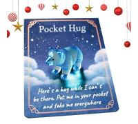 xowwyue Pocket Animal for Kids - Pocket Adorable Animal Card - Resin Toy Figures Family for Birthday Easter Christmas School Friends Car Motivation Easter Christmas