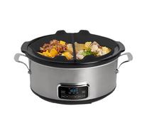 xowwyue Slow Cooker Liners, Fit 6-8 QT Cookware Oval Shape, Reusable Silicone Slow Cooker Divider Liner, for Tomato Chicken Shrimp Fish Potato Vegetables Soup