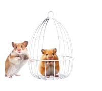 xowwyue Small Animal Hammock, Iron Wire Mesh Toys for Hamsters, Nest House Cage for Sleeping Swing Hiding Guinea Dwarf Rabbits Sugar Glider Squirrel Training Small Pets