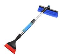 xowwyue Snow Brush for Car | Extendable Heavy Duty Ergonomic - Auto Windshield Scraper Ice Shovel - for Cleaning Detailing Protection Vehicle SUV RV Window Men Women Driver