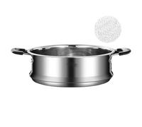xowwyue Steam Pot - Cooking Steamer Grate | Multi Functional Kitchen Cookware for Vegetable Pasta Soup Buns Eggs Roughage Meals Desserts Home