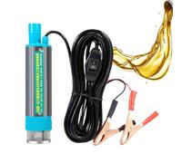 xowwyue Submersible Pump | Transfer Fluid Pump - 2 Alligator Clips Portable Refueling Tool for Agricultural Marine Automotive Caravan Truck