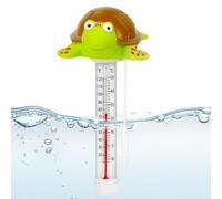 xowwyue Swimming Pool Temperature Gauge - Turtle Design Outdoor Temperature Meter - Waterproof Floating Easy Read Measuring Device for Aquarium Pond Swimming Pool Lake Hot Tub Kids Bath Spa