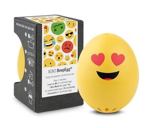 XOXO BeepEgg - Singing Floating Egg Timer - Boil Together with The Eggs - Egg Cooker for 3 Levels of doneness - BeepEgg with 3 melodies - Funny Musical Egg Timer - Brainstream
