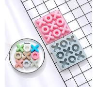 XOXO Silicone Gummy Cake Fondant Mold Chocolate Baking Mould, Jewelry Pendant Keychain Resin Epoxy Casting Mold, Ice Cube Tray Soap Making Molds Jelly Candy DIY Wax Sugar Craft Decor