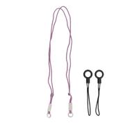 XoYixoYi Braided Camera Neck Shoulder Strap Polyester Fiber 120cm Universal Woven Camera Round Rope for Instant Camera DSLR Camera (Light Purple)