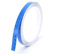 XoYixoYi for Bike Reflective Stickers, Dust-Resistant, Enhanced Night Visibility, Durable Reflective Tape for Safety, DIY Application on Vehicles (Blue)
