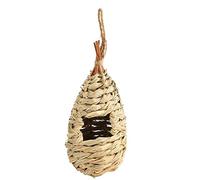 XOYIXOYI Grass Woven Bird Nest, For Indoor And Outdoor Use, Eco-Friendly Hand Woven Hummingbird Nest, Safe Birdhouse, Weather-Resistant Design