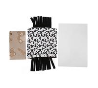 XOYIXOYI Hamster Tunnel, For Small Animal Hideout, Flannel Leopard Print, Pet Play Tube, Fringed Curtain, Guinea Pig Nest, Chew Resistant, Cozy Retreat, Hide And Seek, Interactive (Grey Leopard)