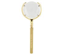 XoYixoYi Jewelry Loupe, 30X Magnification, LED Light, Compact Folding Design, for Coins Stamps Antiques Evaluation, Black (Gold)