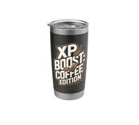 XP Boost Coffee Edition Funny Gamer Coffee Stainless Steel Insulated Tumbler