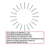 XP-Pen Felt Nib 20 Pieces X3/X3 Pro Stylus Replacement Nibs for Artist 12 2nd/Artist Pro 16/Artist Pro 16 (Gen 2) Felt Nib