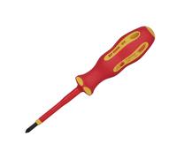 XP1000 VDE PZ Type Screwdriver No.1 x 80mm Safe to 1,000V AC and 1,500V DC 64477