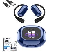 Xp2 Earbuds Over The Ear, Xp2 True Wireless Open Ear Earbuds - Bluetooth 5.4, Ai Language Translation Earbud Real-Time, 144 Languages & Accents (Blue)