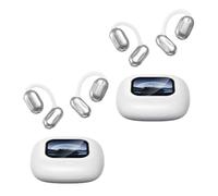 Xp2 over Ear Buds, Xp2 Earbuds, Erazer Xp2 Earbuds, Intelligent Touch Screen Open Bluetooth Earphones, True Wireless Earbuds, Erazer over the Ear Earbuds Xp2, LED Display Charging Case(2*Silver)