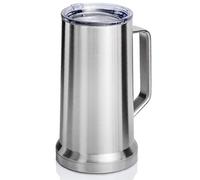 XPAC 22 Ounce Beer Stein with Lid and Handle, Stainless Steel, Vacuum Insulated Stein For Hot Or Cold Beverages