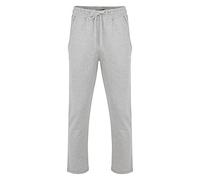 xpaccessories Mens Plain Joggers Fleece Bottom Opem Hem Casual Trouser Zip Pockets Gym Sports Yoga Pants Grey L