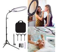 XPAISYQC 38W 18 inch Bi-Color Dimmable LED Ring Light Beauty Light | Camera Video Kit with Tripod,Soft Tube,for YouTube,Make up,Selfie,Video Shooting Portrait Eyebrow Tattooing Live Broadcast