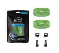 Xpand Elastic No Tie Round Shoelaces - Quick Release Tension Control - One Size Fits All Adult and Kids Shoes (Clover)