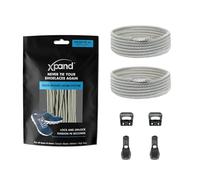 Xpand Elastic No Tie Round Shoelaces - Quick Release Tension Control - One Size Fits All Adult and Kids Shoes (Glow in the Dark)