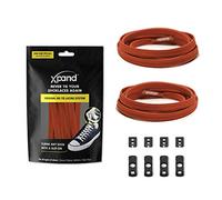 Xpand® No Tie Shoelaces - Flat Elastic Laces with Adjustable Tension - Slip-on Any Shoes (Maroon)