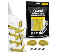 Xpand® No Tie Shoelaces - Flat Elastic Laces with Adjustable Tension - Slip-on Any Shoes (Yellow)