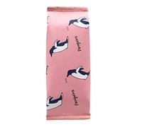 XPAU Cute Milk Carton Pencil Case | 6 Fun Theme Designs: Penguin, Fish, Omelette, Chili, Toast & Lotus Root | PU Leather Pen Bag Organiser (Pink)