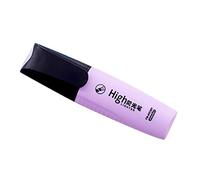 XPAU Highlighters Tip Set - 6 Pastel Colours, Chisel & Fine Tips, Quick-Dry Ink, Snap-Seal Caps for Study, Art, Planner | Family Activity Stationery (10.5cm) (Purple)