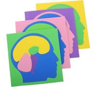 XPAU Human Brain Anatomy Puzzle for Kids - Montessori Educational Toy with 5 Colorful Foam Pieces, 18cm Learning Tool for Preschoolers Ages 3-6, Safe Foam Material for Cognitive Development