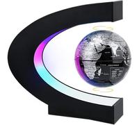 XPAU Magnetic Levitation Floating Globe with LED Lights - UK Plug | Home Office Decor & Night Light Gift