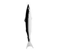XPAU Marine Life Fish Ballpoint Pens - 6 Colour Realistic Gel Ink Writing Pens for Office, School & Gifts, Creative Design with Smooth 0.7mm Tip (Black)