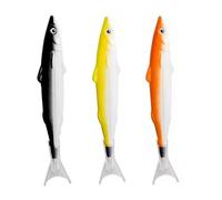 XPAU Marine Life Fish Ballpoint Pens - 6 Colour Realistic Gel Ink Writing Pens for Office, School & Gifts, Creative Design with Smooth 0.7mm Tip (All)