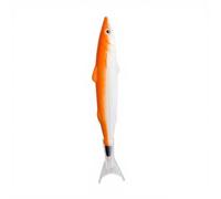 XPAU Marine Life Fish Ballpoint Pens - 6 Colour Realistic Gel Ink Writing Pens for Office, School & Gifts, Creative Design with Smooth 0.7mm Tip (Orange)