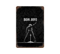 XPAUORNG Bon Jovi Music PosterWall Decor Art Metal Tin Poster Modern Bar Decorations30x20cm