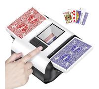 XPAW Automatic Card Shuffler for 1-2 Decks, One-Click Shuffling and Manual Mode