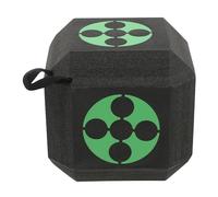 XPE Foam Archery Target Cube, 23cm Multi-Face Bow Target Up To 45lb | Designed for arrows below 200 fps, with clear aiming points and an integrated carry handle for convenient practice setup.