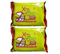 Xpel Kids Mosquito & Insect Repellent Wipes (2 Pack) - 25 Per Pack = 50
