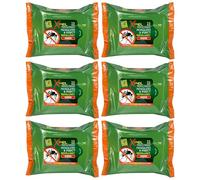 Xpel Mosquito and Insect Repellent Wipes Pack of 6 (150 Wipes) Tropical Formula Long Lasting Use for Travel Camping Holiday Garden Family Activities Skin Friendly Suitable for Adults and Children