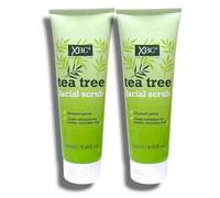 Xpēl Tea Tree Facial Scrub - Gently Exfoliates Skin | 250mL Each [TWIN PACK][Packaging May Vary]