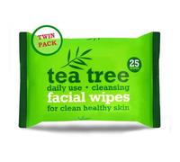 Xpel Tea Tree Facial Wipes Twin Pack