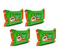 XPEL Tropical Formula Mosquito & Insect Repellent 25 Wipes - X4 Pack