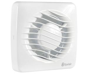 Xpelair DX100 4" 100mm Axial Extractor Fan Single Speed 230V│White│InUK