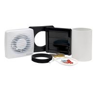 Xpelair DX100 4" 100mm Bathroom Extractor Fan with Window or Wall Kit Standard