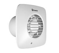 Xpelair 93020AW Simply Silent DX100BHTPS Humidistat Pullcord Square Extractor Fan