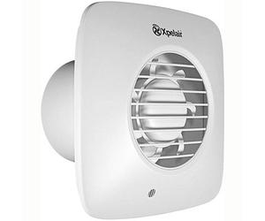 Xpelair Dx100Bhtps 4" 100mm Humidistat Pullcord Square Extractor Fan 93020Aw - Quiet Bathroom & Kitchen Ventilation